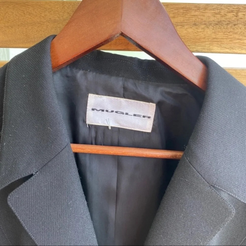 Vest Jacket Thierry Mugler Black 14 - Picture 6 of 8